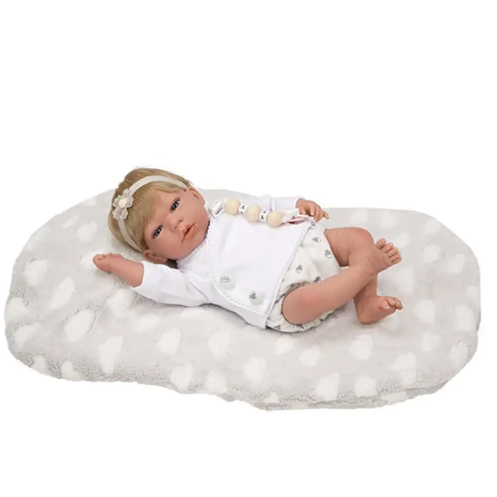 Dukke Reborn Violeta 40 Cm M. Hår Og Tæppe fra Arias