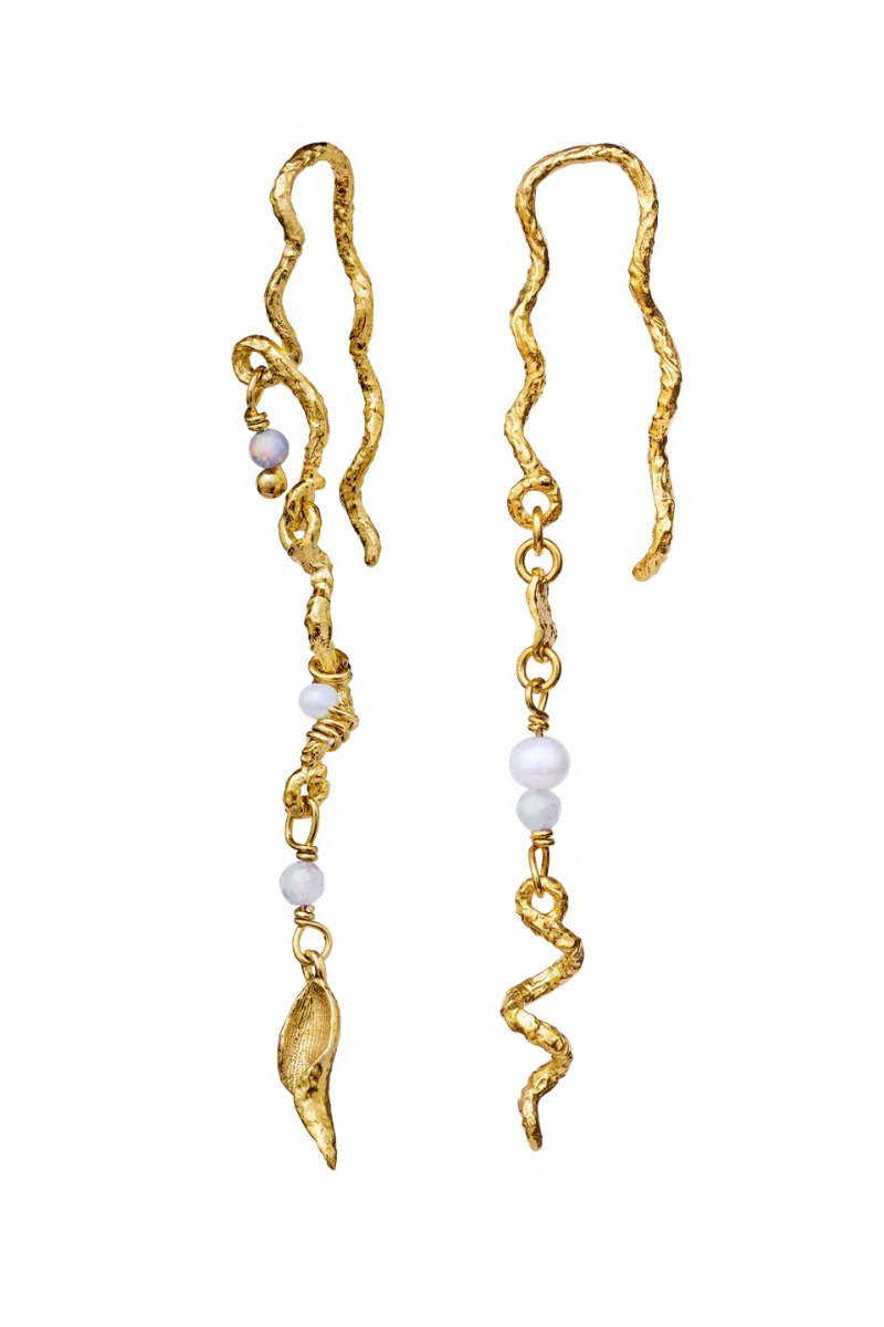 øreringe   Elisa Earrings   Guld fra Maanesten