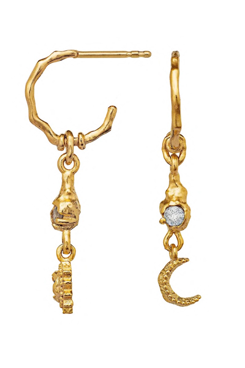 øreringe   Ember Earrings   Guld fra Maanesten