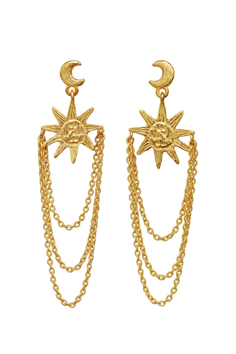 øreringe   Emerie Earrings   Guld fra Maanesten