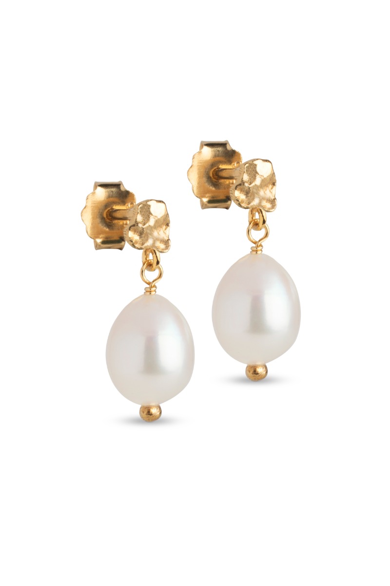 øreringe   Poe Pearl Pearls   Guld fra Enamel