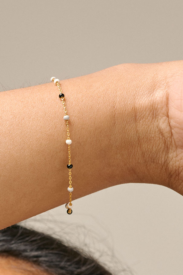 Armbånd   Bracelet, Lola   Salt´n´pepper fra Enamel