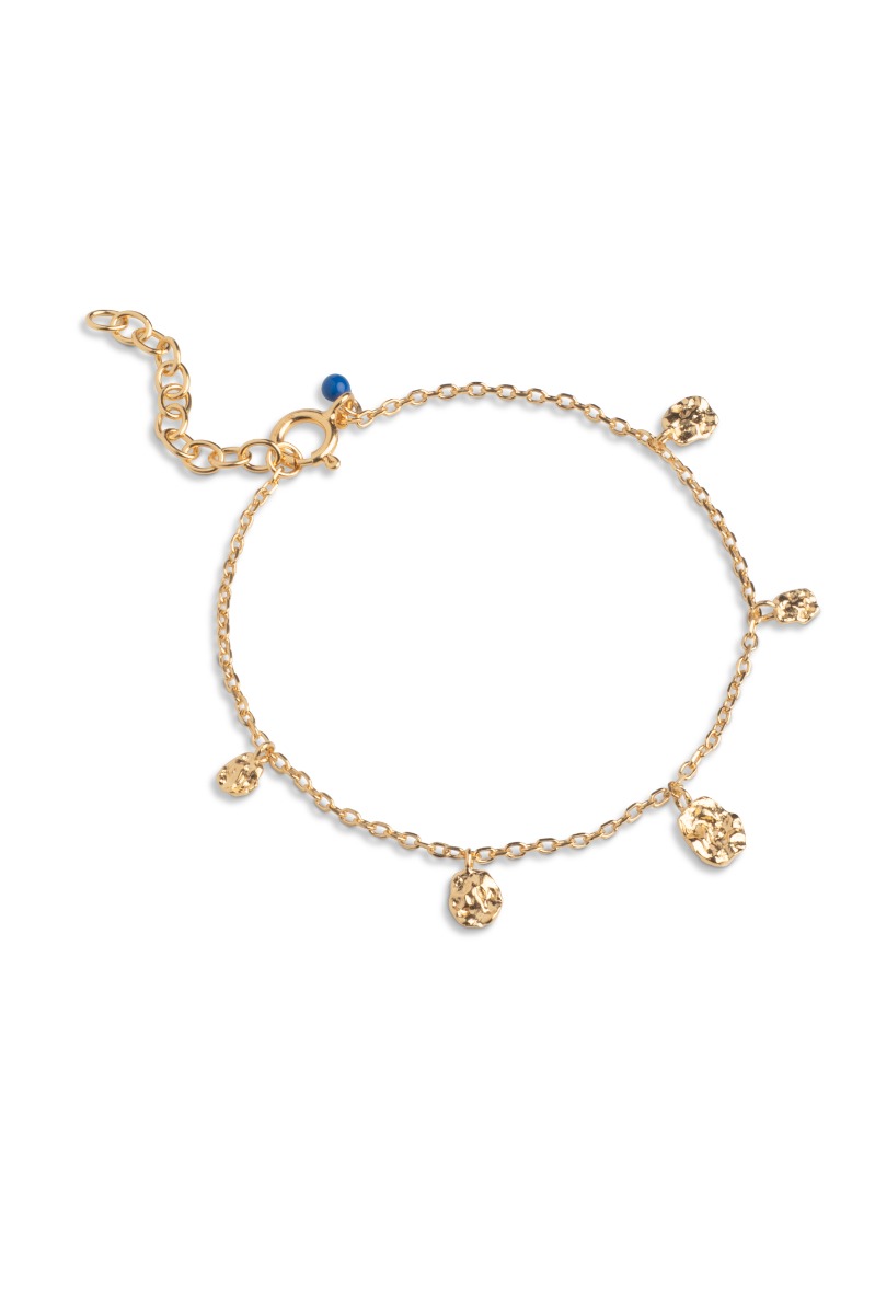 Armbånd   Bracelet, Refined Charms   Gold fra Enamel