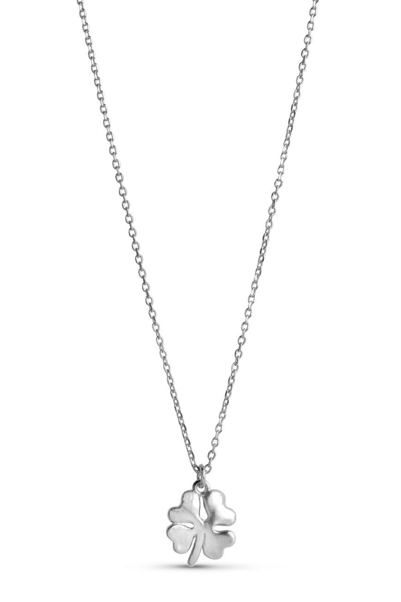 Halskæde   Necklace Organic Clover   Silver fra Enamel