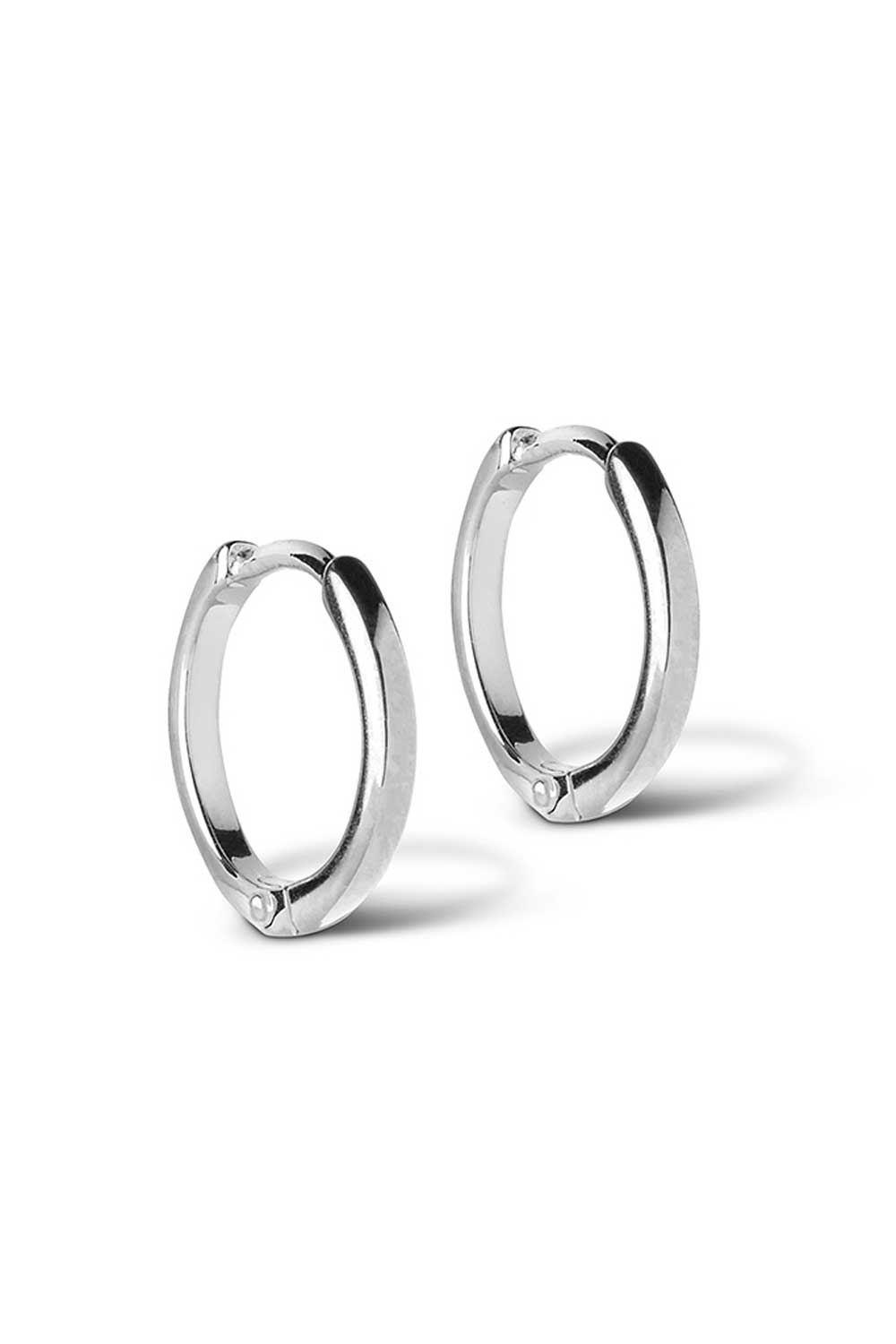 øreringe   Classic Hoops   Silver fra Enamel