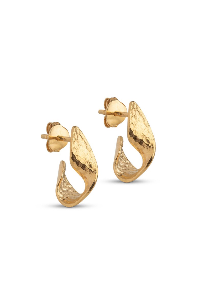 øreringe   Hoops, Daia   Gold fra Enamel
