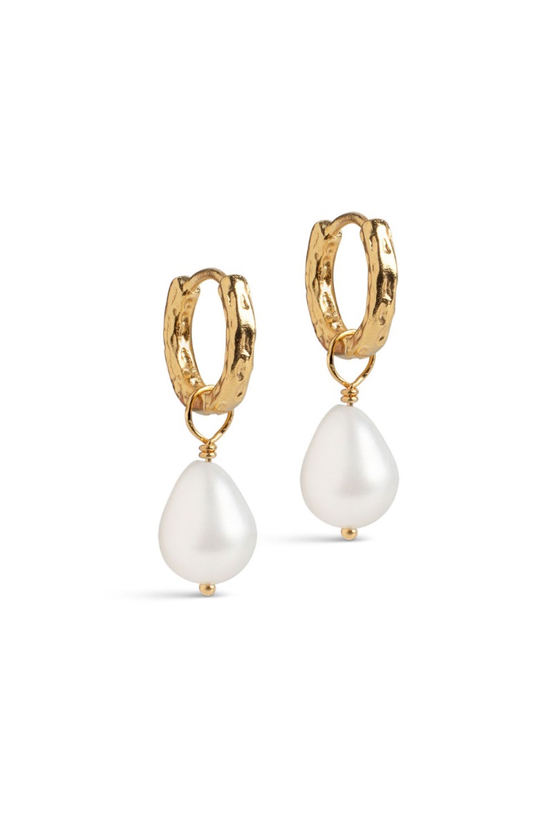 øreringe Hoops Significant Pearl Pearls fra Enamel