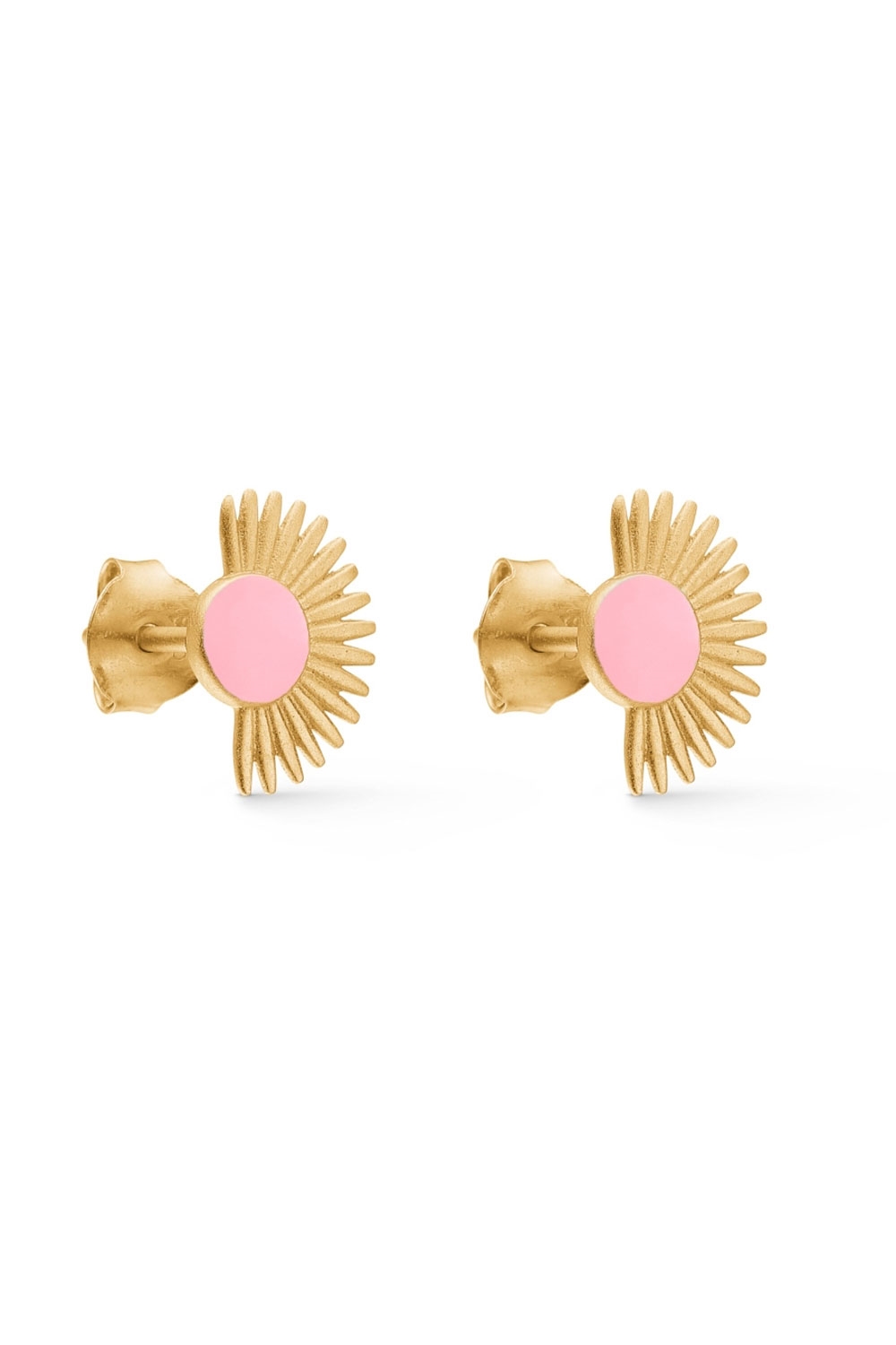 øreringe Soleil Stud Rose fra Enamel