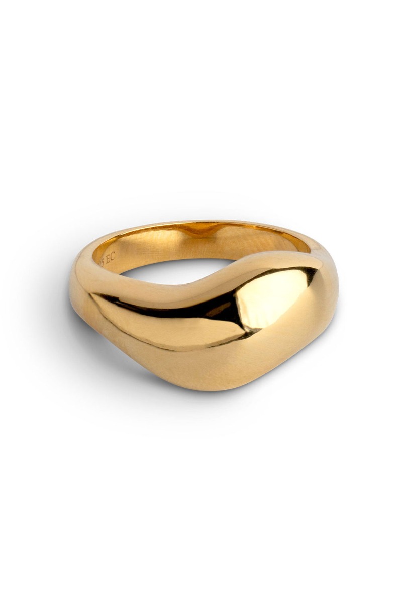 Ring   Ring, Agnete Large   Gold fra Enamel