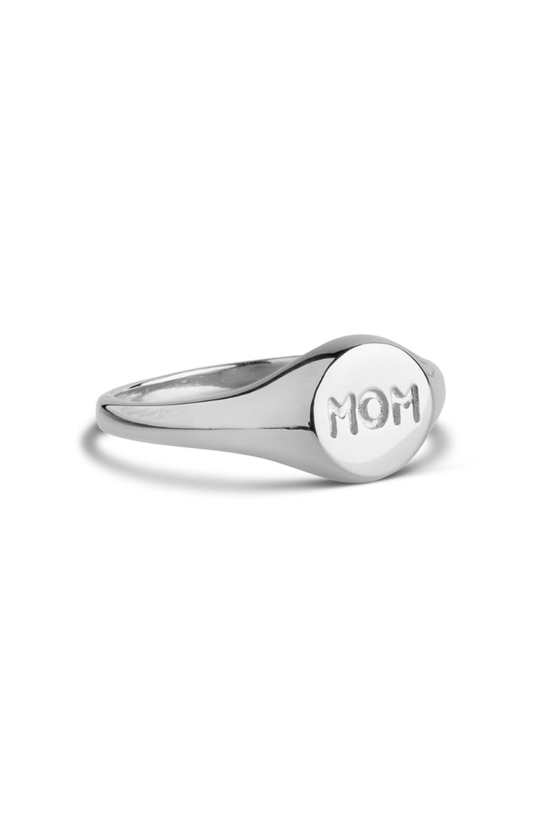 Ring   Mom Signet Ring   Silver fra Enamel