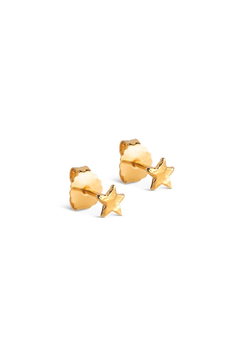 øreringe Studs Star Energy Gold fra Enamel
