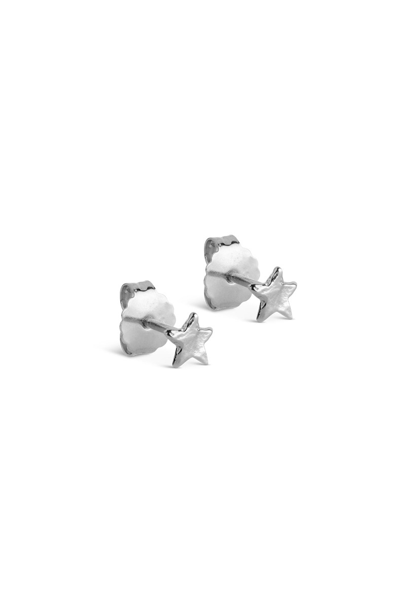øreringe   Studs Star Energy   Silver fra Enamel