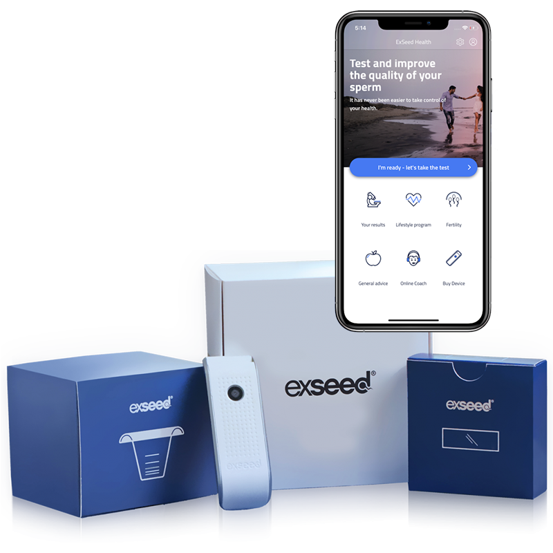 Exseed Health Sædtest (2 Test) fra Babyplan