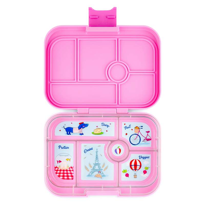 Madkasse   Original   6 Rum   Fifi Pink Paris Je T'aime fra Yumbox