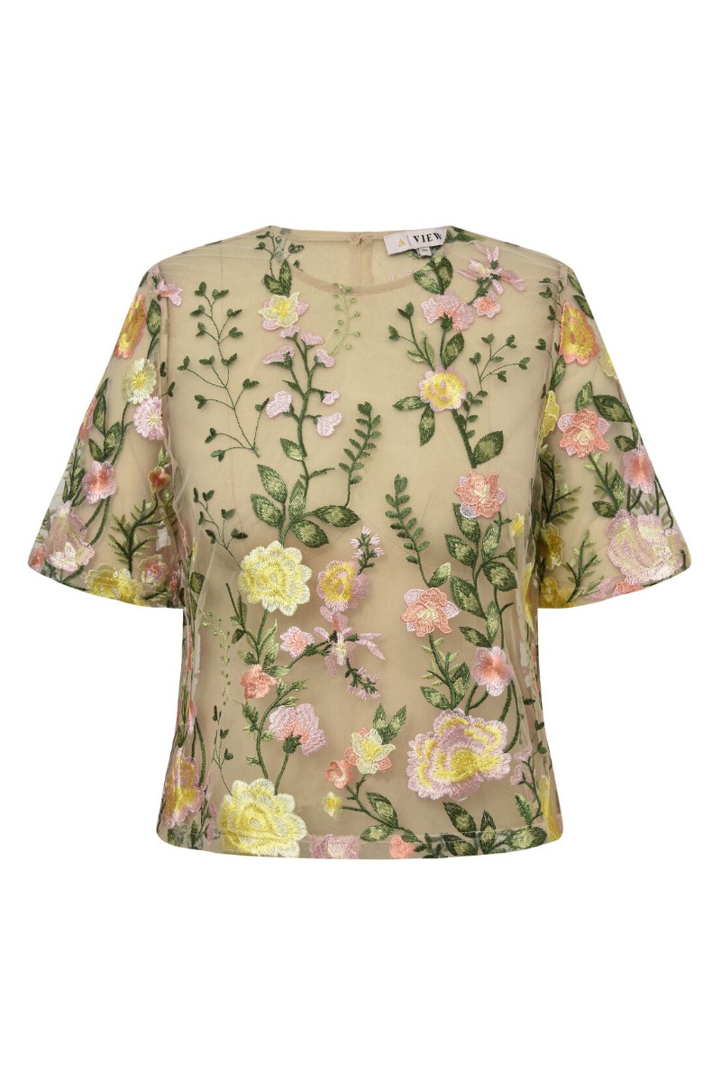 A View   Bluse   Fuschia Blouse   000   Sand Yellow (levering Midt April) fra A-view
