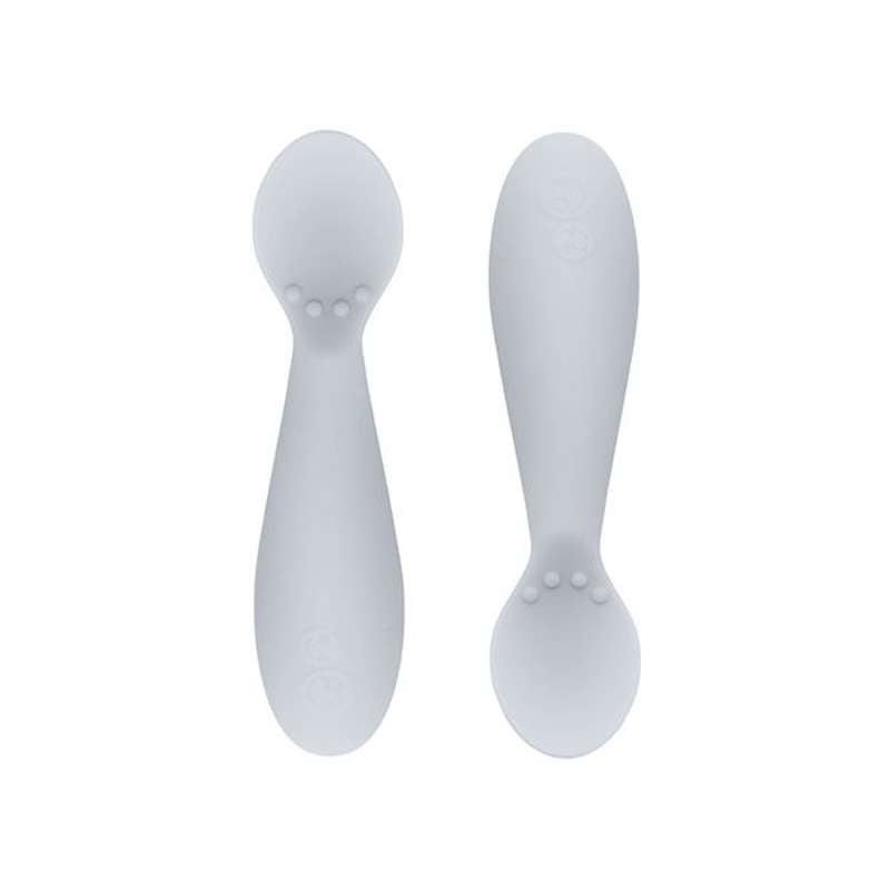 Tiny Spoon 2 Stk. Silikoneskeer   Lys Grå fra Ezpz