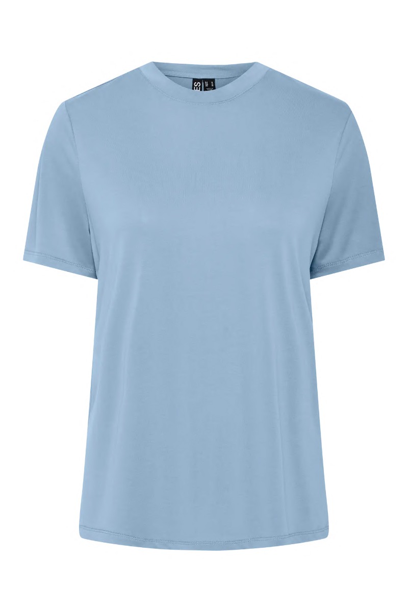 T Shirt   Anora Ss Tee   Cashmere Blue fra Pieces