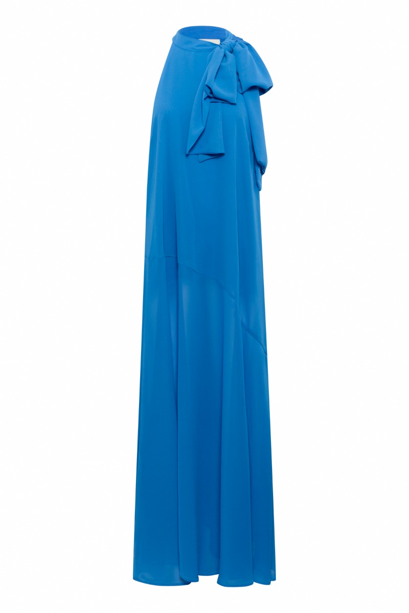 Kjole   Gzsanka Maxi Dress   Palace Blue (levering Midt Maj) fra Gestuz