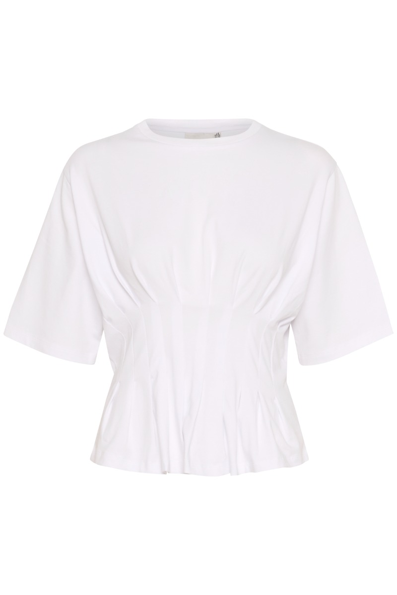 T Shirt   Gzinez Tee   Bright White (levering Midt Maj) fra Gestuz