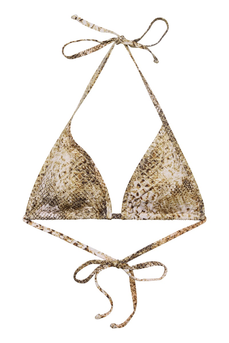 Badetøj   Gzsage P Bikini Top   Golden Snake (levering Midt Maj) fra Gestuz