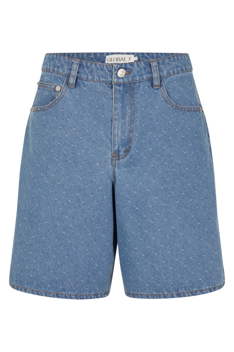 Shorts   Talina G   Midt Blue Dot (levering Midt April) fra Global Funk