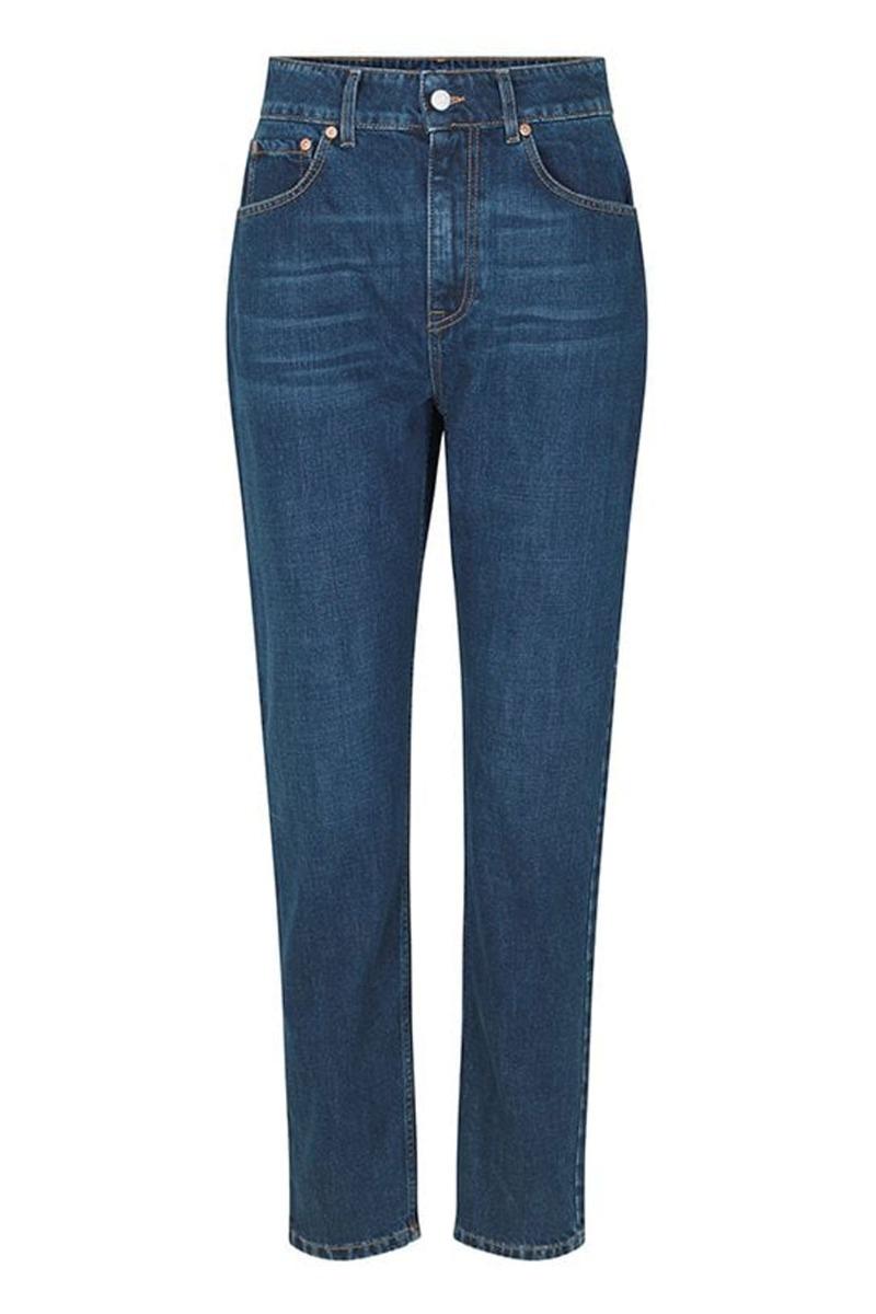 Jeans   Joann   Dark Blue Stone Wash fra Global Funk