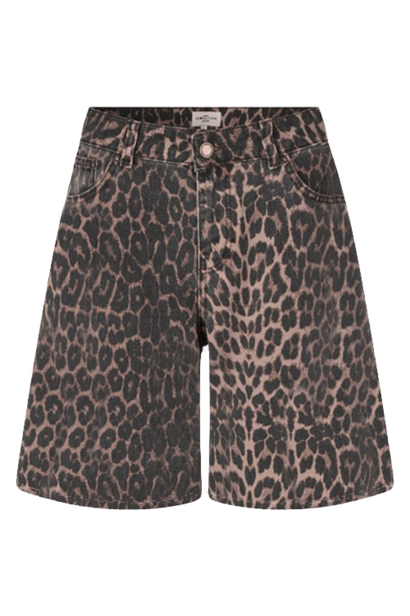 Shorts   Talina G   Leopard Mist fra Global Funk