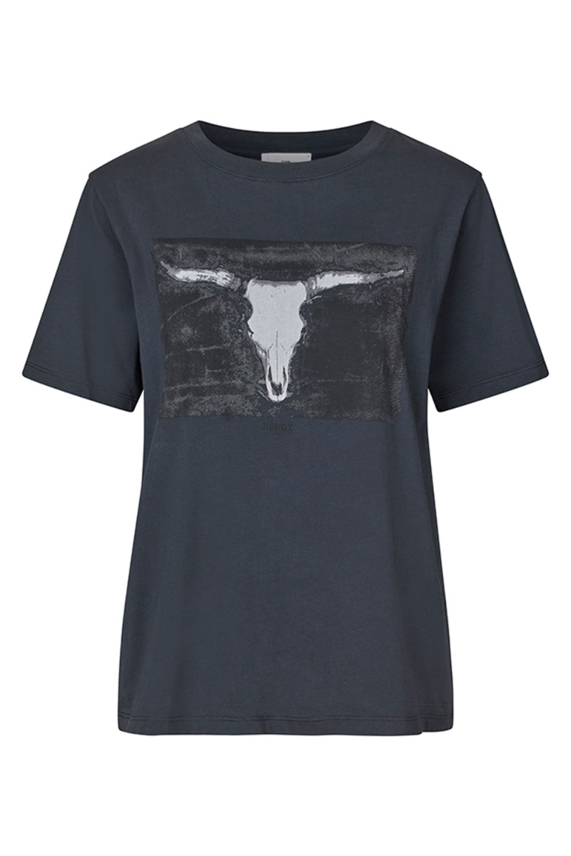 T Shirt   Howdy M   Dark Grey fra Global Funk