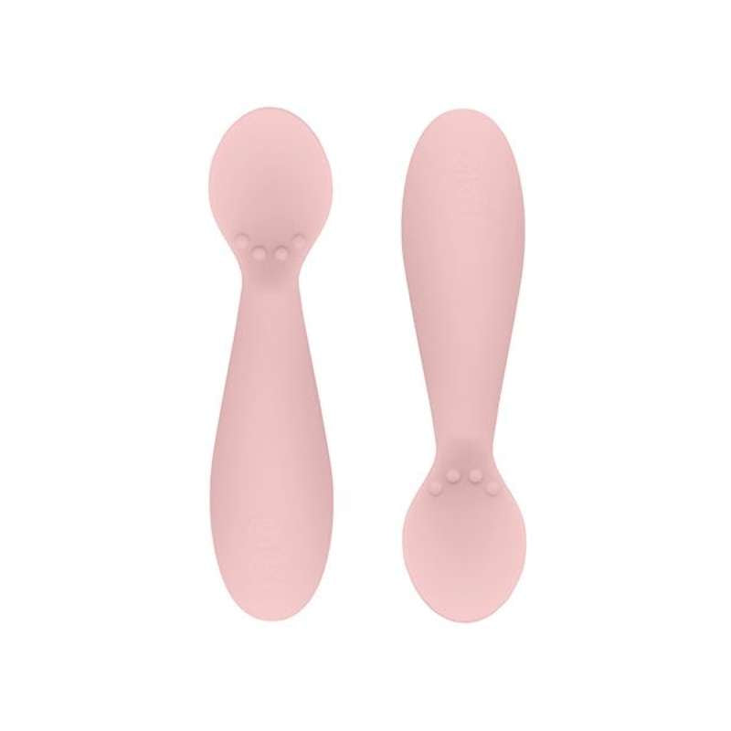 Tiny Spoon 2 Stk. Silikoneskeer   Rosa fra Ezpz
