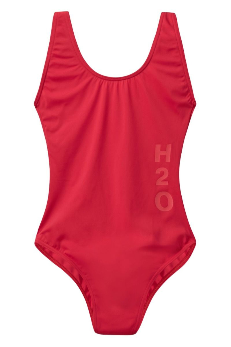Badedragt   Tornø Logo Swim Suit   Red fra H2o