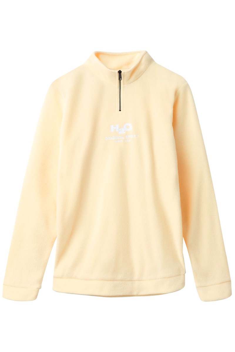 Fleece   Blåvand Ii Fleece Half Zip   Pale Banana fra H2o