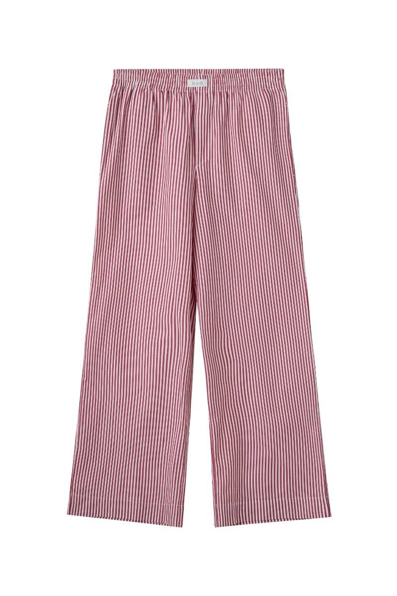 Bukser   Rønne Essential Pajamas Pants   Red White fra H2o