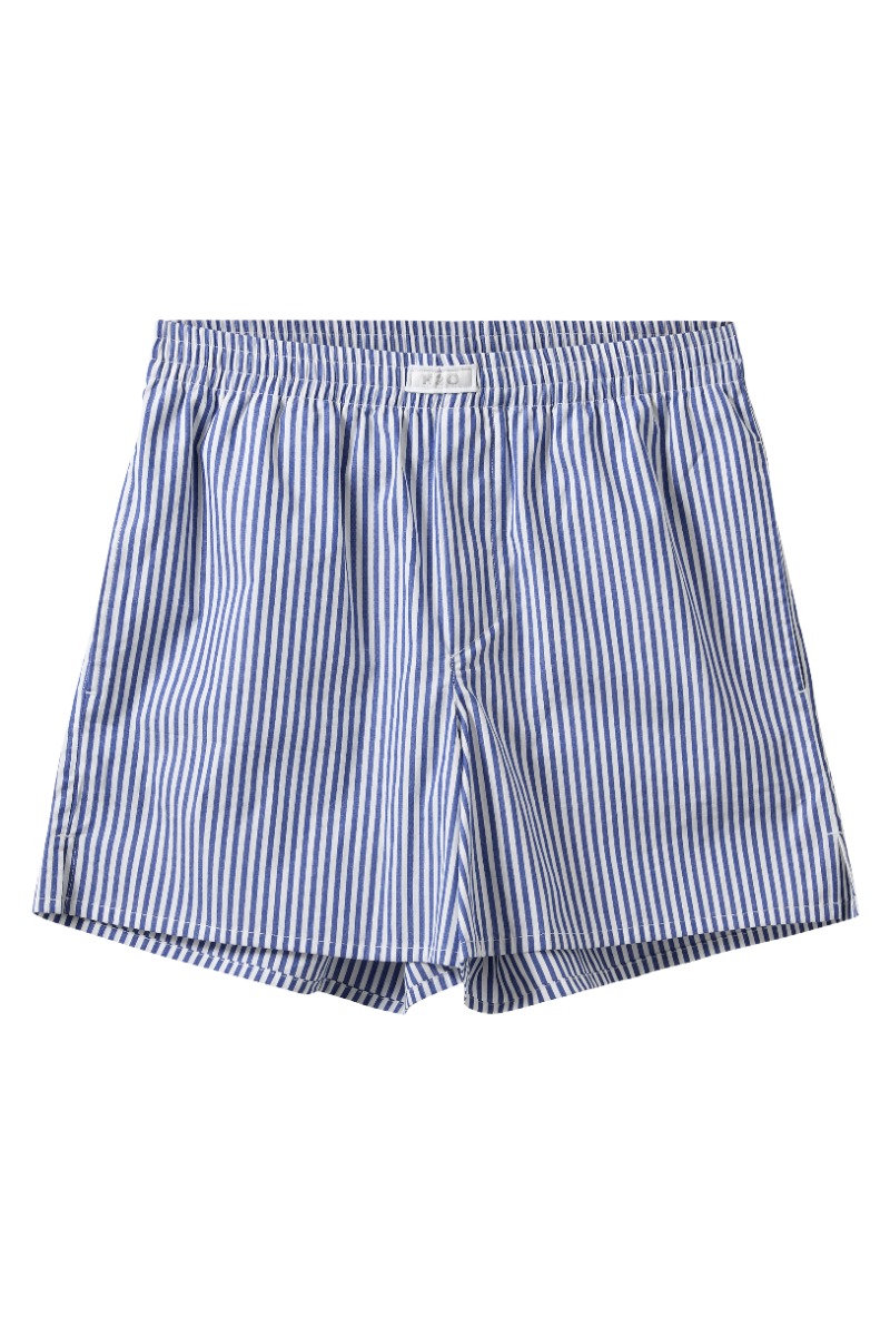 Shorts   Rønne Essential Pajamas Shorts   Blue White Stripe fra H2o