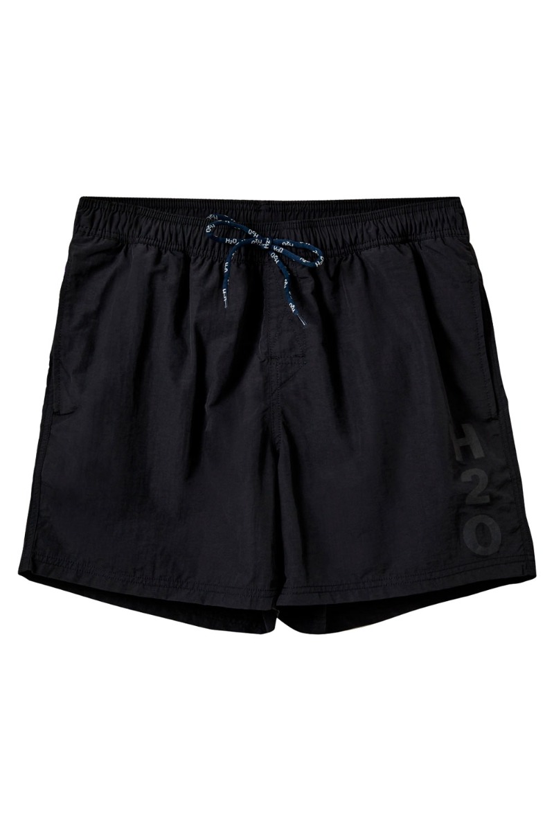 Shorts   Leisure Logo Swim Shorts   Black fra H2o