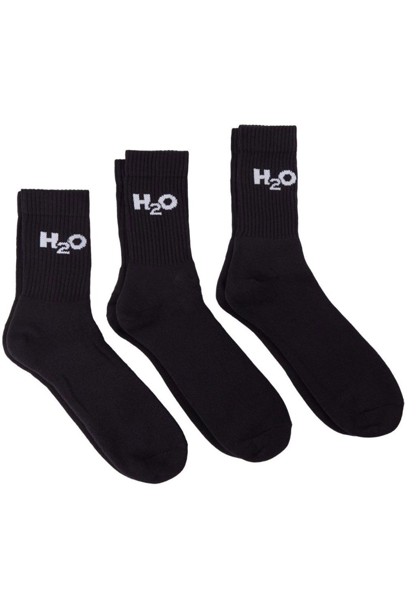 Strømper   3 Pack Sock   Black fra H2o