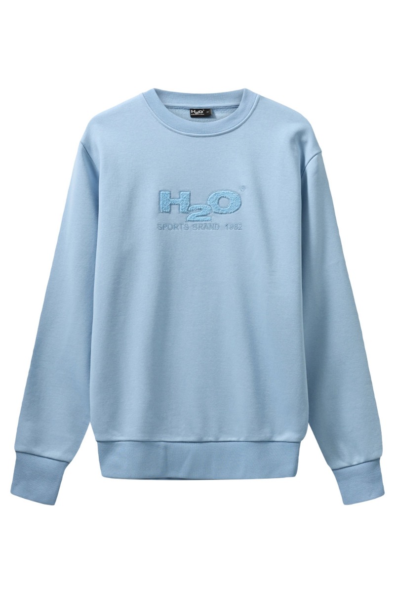 Sweatshirt Logo Sweat O´neck Baby Blue fra H2o