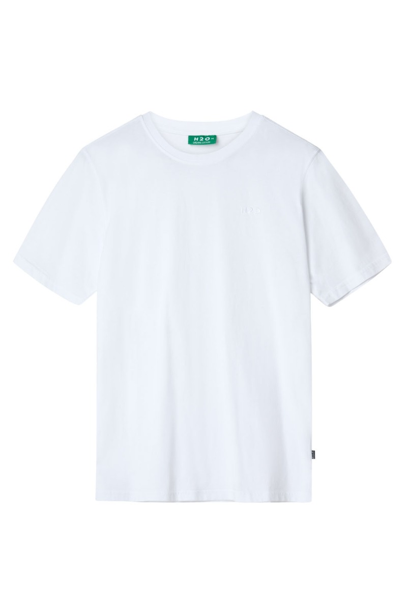 T Shirt Happy Tee 1000 White fra H2o