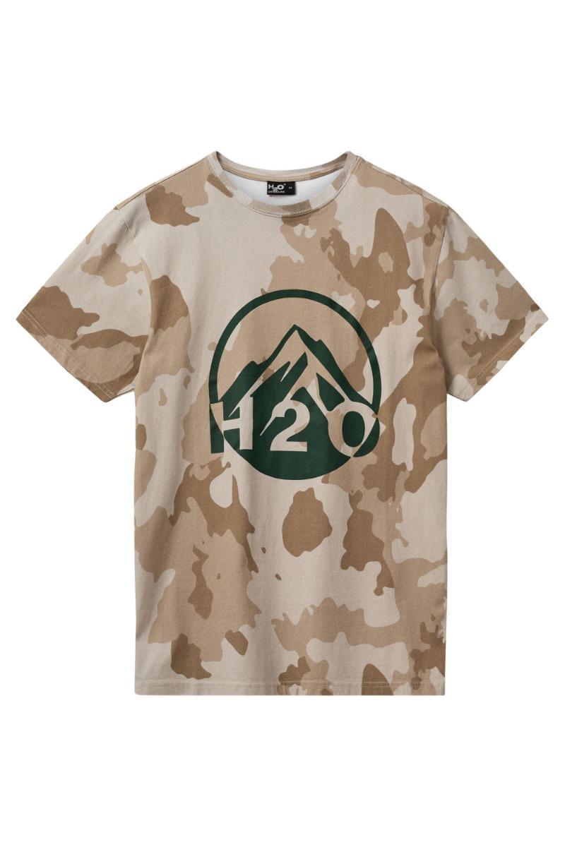 T Shirt   Lolland Tee   Oak Camou fra H2o