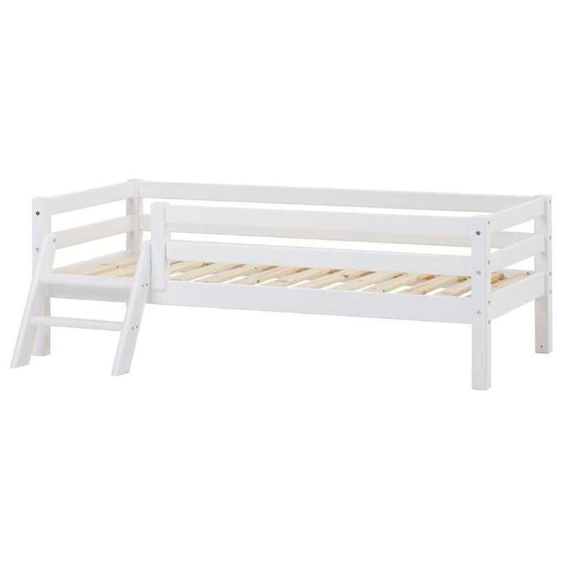 Eco Dream   Juniorseng M. Stige Og Sengehest   70x160 Cm.   Hvid fra Hoppekids