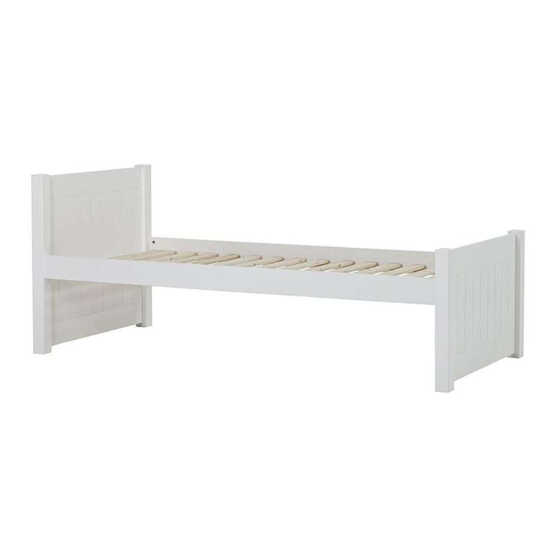 Noah Deluxe   Juniorseng   1 Mellem Og 1 Høj Gavl   90x200cm   Hvid fra Hoppekids
