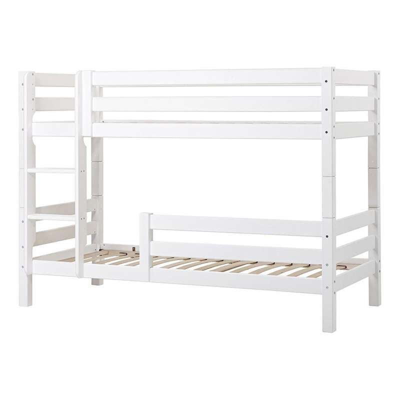 Eco Luxury   Køjeseng   150 Cm.   90x200 Cm.   To Sengeheste   Fleksibel Indlægsbund   Hvid fra Hoppekids
