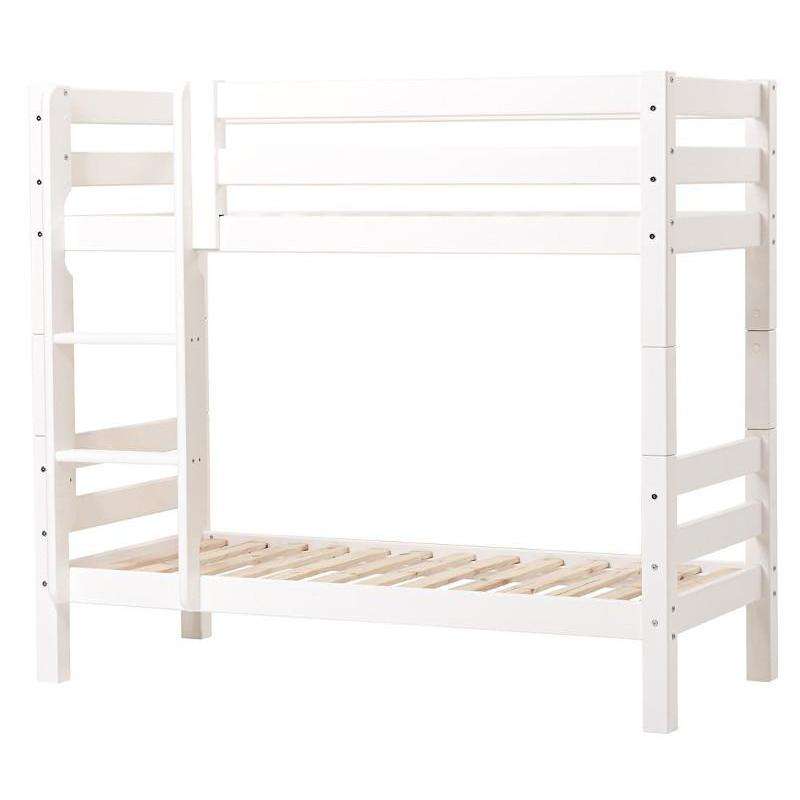 Eco Luxury   Køjeseng   150 Cm.   Lige Stige   Flere Størrelser   Hvid fra Hoppekids