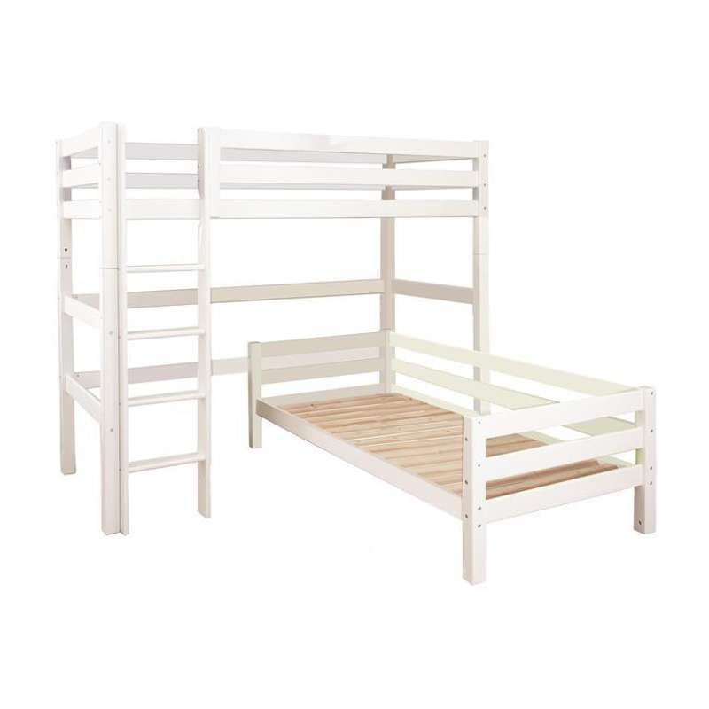 Eco Luxury   Køjeseng   90x200 Cm.   Vinkelkombi   Hvid fra Hoppekids