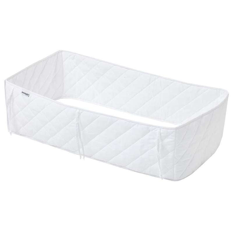 Quiltet Vuggerand   40x80 Cm.   Hvid fra Hoppekids