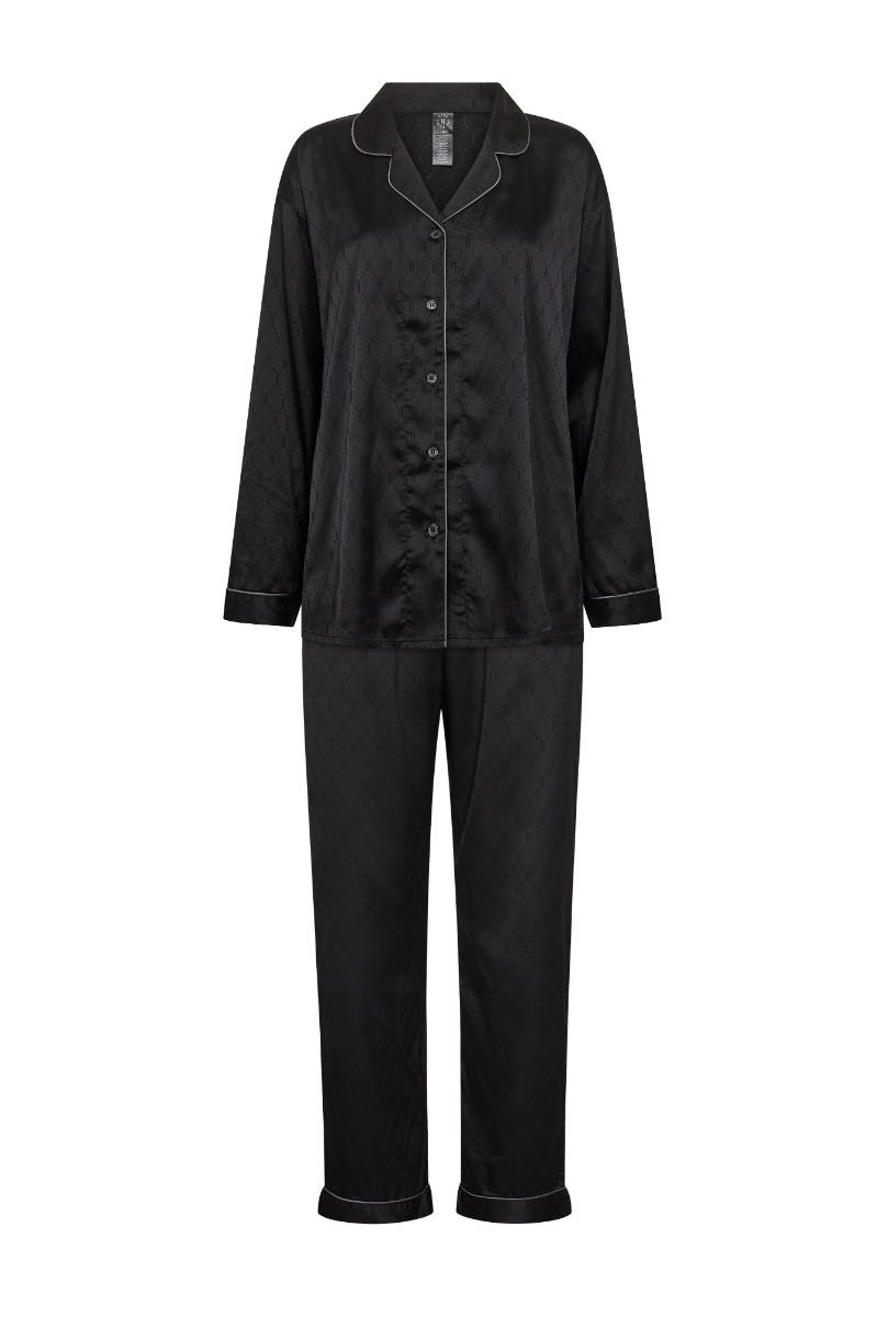 Nattøj   Satin Pyjamas   Sort fra Hype The Detail