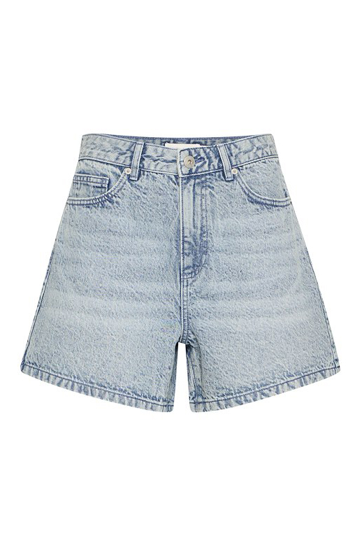 Shorts   Ih Aveny Sho   Washed Light Blue fra Ichi