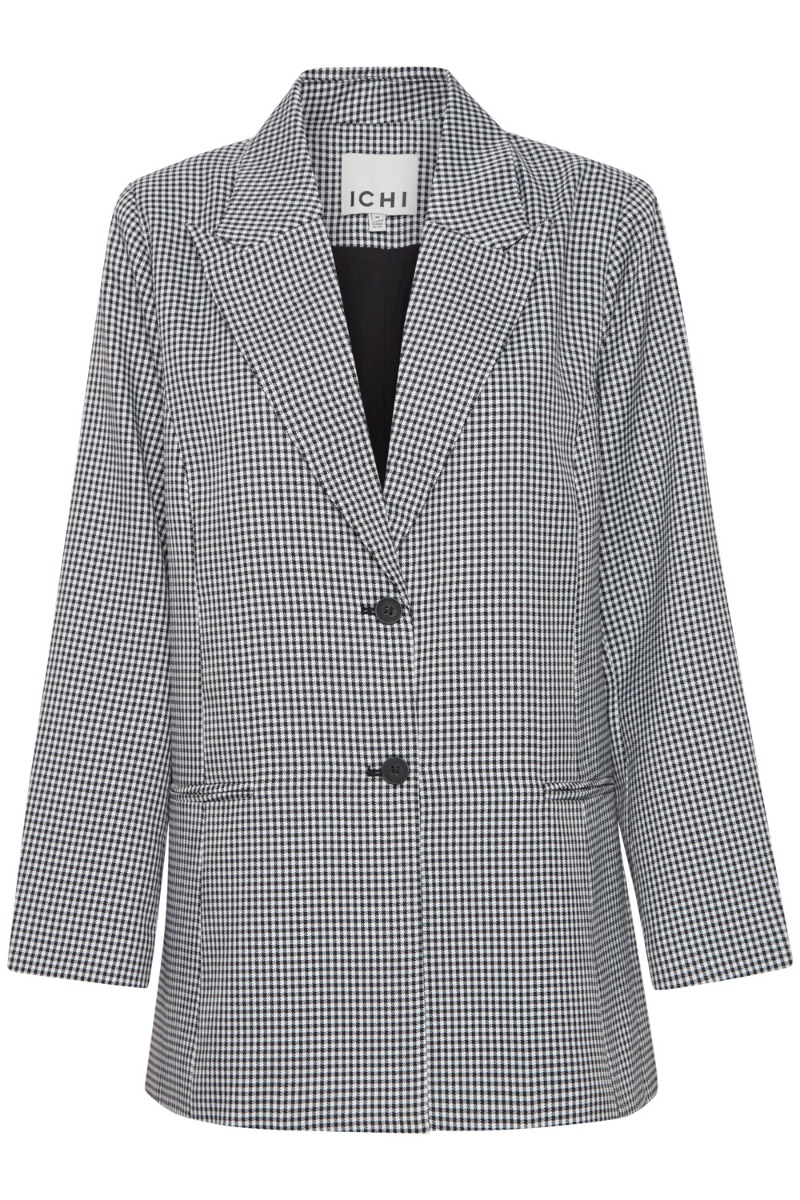 Blazer   Ix Frala   Meteorite White Check fra Ichi