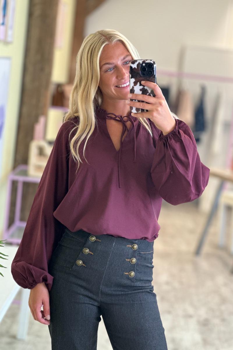 Bluse   Ih Karlani Ls   Port Royale fra Ichi