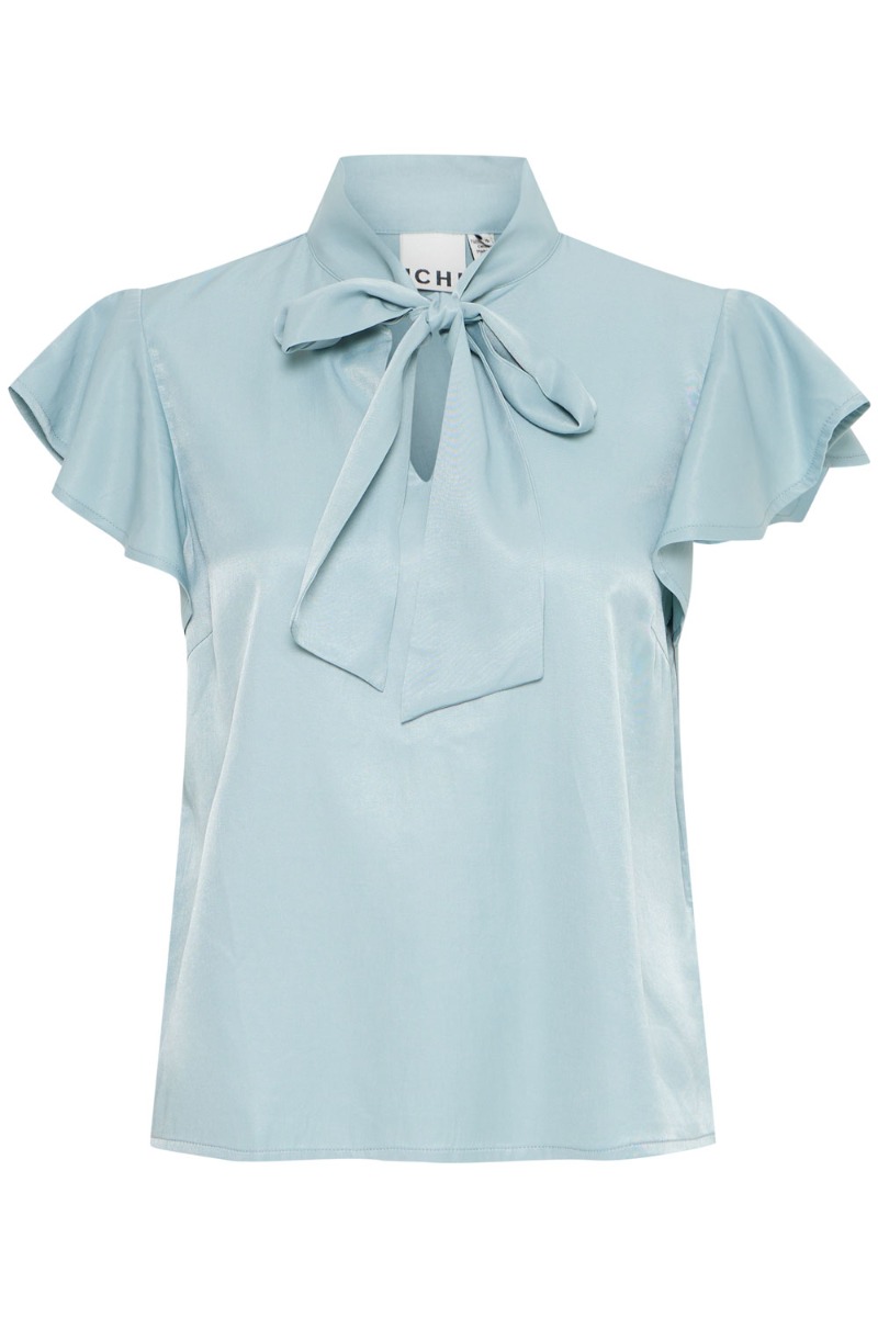 Bluse   Ix Stinea Ss   Aqua Gray fra Ichi