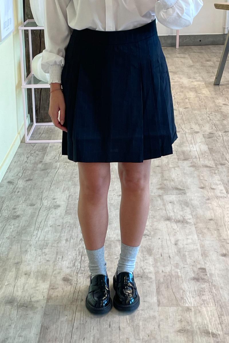 Nederdel   Ih Fialo Sk   Navy Pinstripe fra Ichi